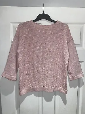 Toast Thick Jumper Pink Size 6  • £26