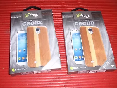 2 New Ifrogz Real Wood Phone Cover / Case  Cache For Galaxy S4  Zagg • $10