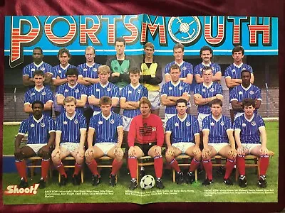 £71.99 • Buy 22 Autographs PORTSMOUTH FC 1980s-Handsigned Poster! Mariner/Swain/Hilaire Aso
