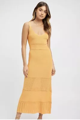 Kookai Zander Midi Dress Apricot Size 0 (34-36) SOLD OUT • $90