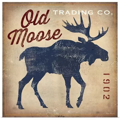 Old Moose Trading Co.Tan Poster Art Print  Home Decor • £57.84