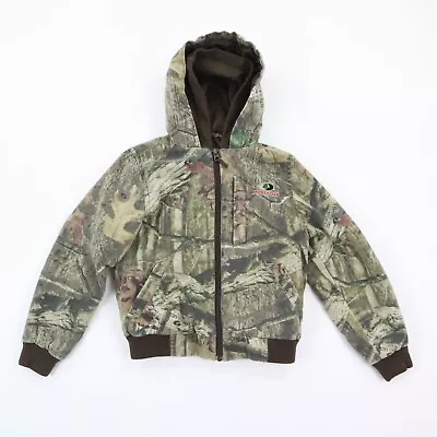 Mossy Oak Kids Break-Up Camo Hooded Jacket Full Zip Kids Boys M Medium • $17.99