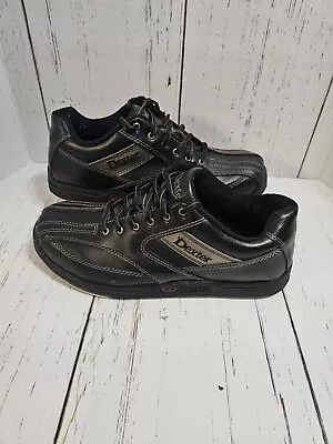 Men's Dexter  Black And Gold  Bowling Shoes Right-Handed - Size 9M • $20