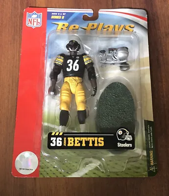 JEROME BETTIS PITTSBURGH STEELERS MCFARLANE RE PLAYS FOOTBALL FIGURE W/car • $29.99