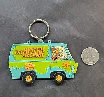 Vintage 3D Scooby-Doo Mystery Machine Keychain Multi-Color. 1997 • $14