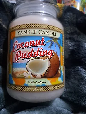 Yankee Candle Very Rare And Limited Edition Coconut Pudding Large Jar • £45