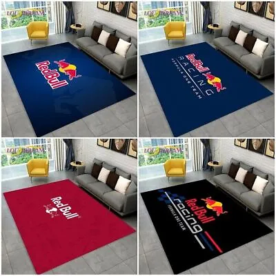 Red Bull F1 Racing Car Floor Mat Doormat Bedroom Living Room Carpet Home Deco • £35.89