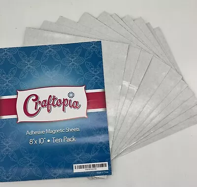 Magnetic Sheet 8  X 10  Pack Of 10 | Magnetic Sheets Adhesive • $27.99