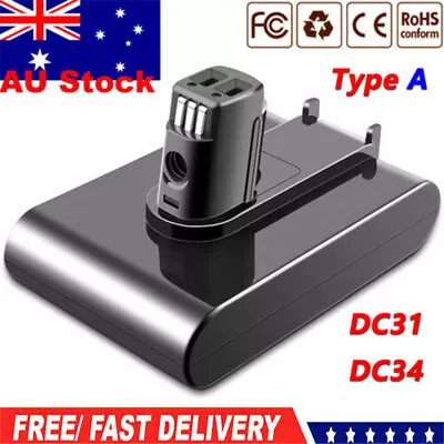 For Dyson (Type A) Battery DC31 Animal Exclusiv DC34 DC44 DC45 DC35 6.4Ah Vacuum • $34.98