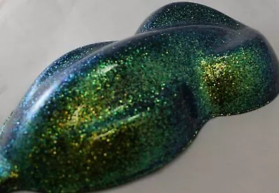 Extreme Green Color Shifting Metal Flake Glitter 0.015 .015 Hot Rod Motorcycle  • $21.12