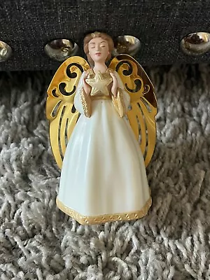 Cake Mini Tree Topper 2001 Hallmark Keepsake Graceful Angel Miniature Star Mint • $4.99