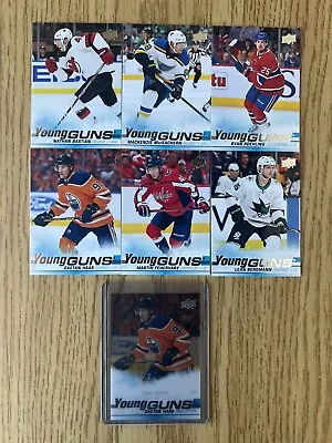 2019-20 Upper Deck Series 1 Hockey Young Guns Lot Of 6 + Clear Cut • $0.73