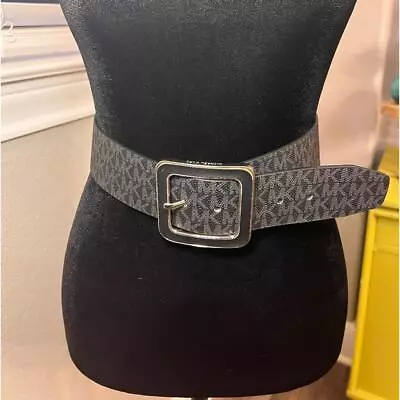 Michael Kors Belt Measures Approx 34” In Length Black W/ Silver. • $13