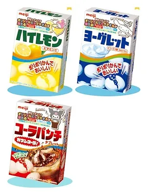 Meiji Ramune Candy Yoguretto Hi-lemon & Cola Punch 18 Pc In 1 Box • $3.48