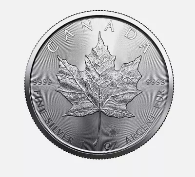 2023 $5 Silver Canadian Maple Leaf 1 Oz BU • $25