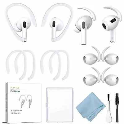 4 Pairs Ear Hooks Ear Covers Compatible With Airpods 3 And Airpods Pro Antidrop  • $12.89