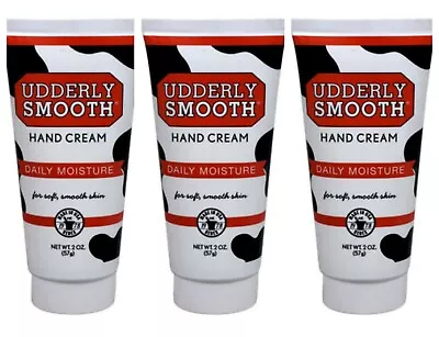 New 3pk Udderly Smooth Travel Size Hand Cream Original Formula 2oz Each • $6.50