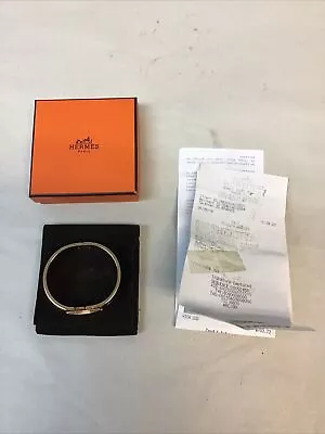 Hermes Clic Clac H Black Enamel Bracelet W Box Papers And Dust Bag. (Wide) *READ • $320