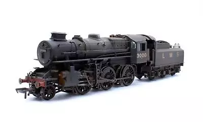 Bachmann 'oo' Gauge 32-575a Lms Black 2-6-0 4mt #3000 Locomotive *weathered* • £109.50