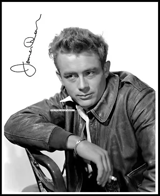 James Dean Autographed Cotton Canvas Image. Limited Edition (JD-4)x • £9.59