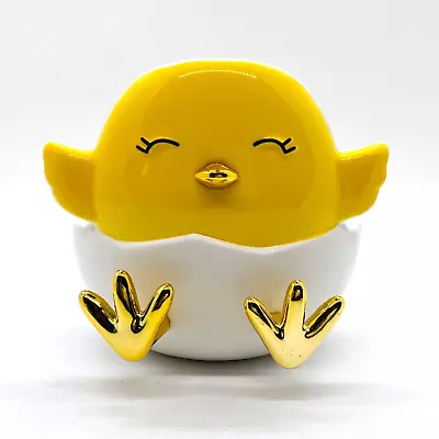 £19.34 • Buy Bath & Body Works Easter Chick Egg Legs Ceramic Medium Single Wick Candle Holder