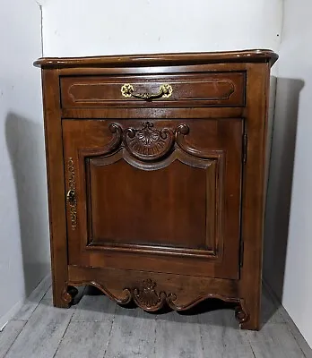 Vintage BERNHARDT French Country Louis XV Server Buffet Cabinet Nightstand A • $540