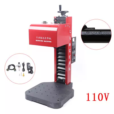 Pneumatic Dot Peen Marking Engraving Machine For Nameplate Metal Marking Printer • $478.80