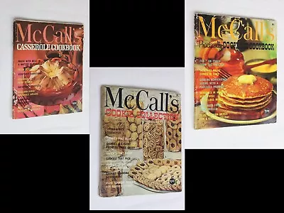 Three (3) Vintage McCall's Cookbooks • $8.99