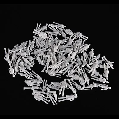 100 X/set Scale 1:100 White Model People Unpainted Landscape Models DIY H W02 • £2.30