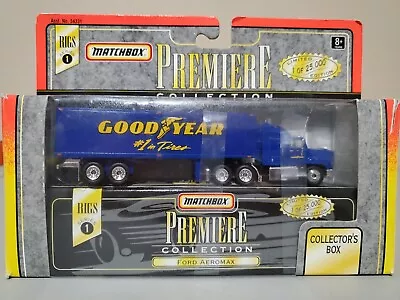 Matchbox 1996 Ford Aeromax Good Year Premiere Collection Rigs Series 1 - New • $24.99