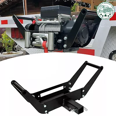 13000 Lb Foldable Winch Mount Mounting Plate Hitch Receiver For SUV ATV 4WD • $39.90