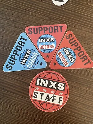 Inxs Backstage Pass Set. Kick Tour Great Condition Originals • $30