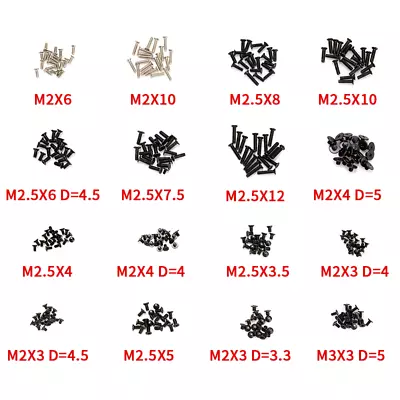 320pcs Flat Head Phillips Screws M2 M2.5 M3 Laptop Computer Notebook S • £4.19