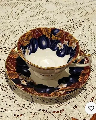 Queens China  Victoria Plums  Teacup Duo • $60