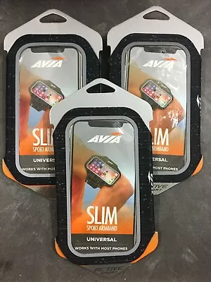 LOT OF 3 AVIA SLIM Sport Armbands Universal Works W/ Most Phones Active Sport • $15.60