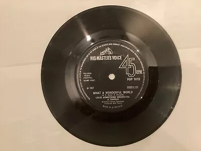 (22) Louis Armstrong Orchestra & Chorus - What A Wonderful World / Cabaret 7  • £4