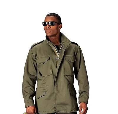 Rothco Olive Drab GREEN M-65 Field Jacket With Removeable Liner SIZES S TO 6X  • $110.99