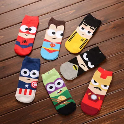 Marvel Women Mens Socks Pack Of 7 Avengers Socks Men Marvel Gifts For Men • £11.22