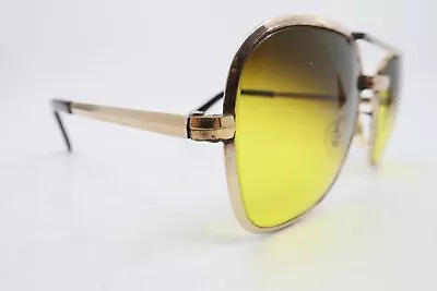 Vintage 60s Gold Filled Driving Sunglasses Original Glass Lenses W/antiglare Exc • $18.67