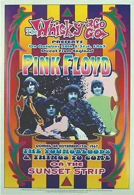 $4.99 • Buy Pink Floyd Reproduction 4  X 6  Mini Concert Poster Free Top Loader  