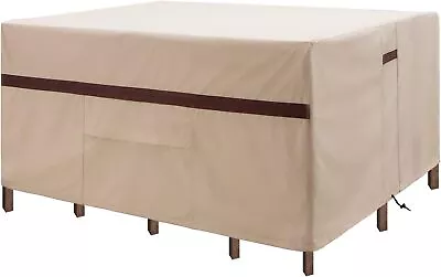 Square Patio Table Cover 92''L X 92''W X 32''H Waterproof 600D Patio Dining • $29.26