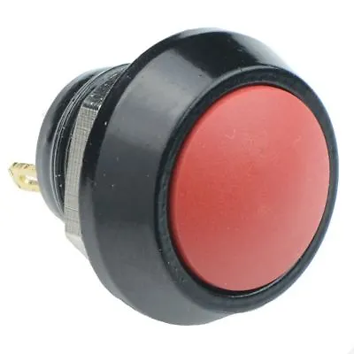 £4.99 • Buy Red Button Momentary Vandal Resistant Push Switch 2A SPST