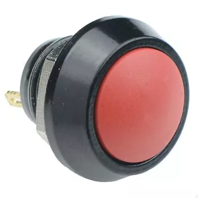 Red Button Momentary Vandal Resistant Push Switch 2A SPST • £4.99