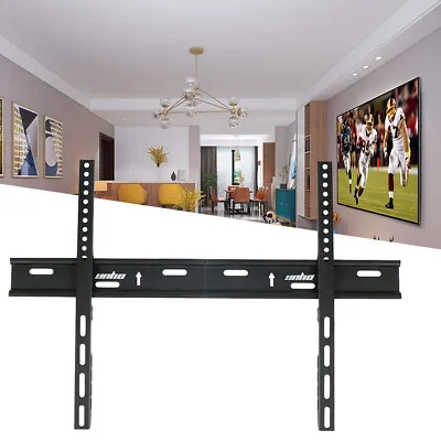 Fixed TV Wall Mount Bracket Slim Low-Profile For 26-72  Flat Screen Space Save • $19.96