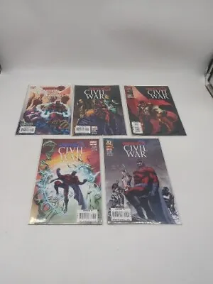 House Of M Civil War Complete Set Of 1-5 (2008) Marvel Comics • $34.95