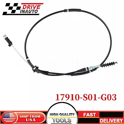 17910-S01-G03 Throttle Cable Wire Pedel Fit Honda Civic 96-00 CX DX D16Y8 K-Swap • $24.69