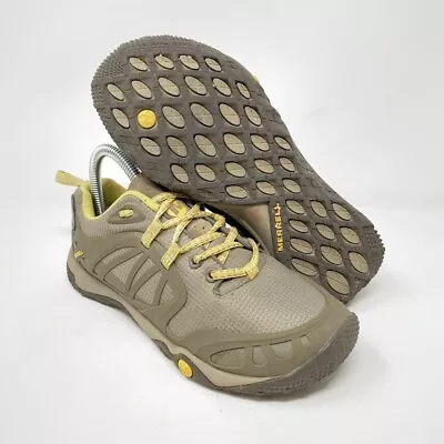 Merrell Women’s ProTerra Vim Sport Hiking Shoes Aluminum/ Banana J06386 US Sz 7 • $34.99