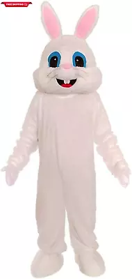 Easter Bunny Costume Rabbit Mascot Costume Halloween Christmas Adult Fancy Dress • $78.71