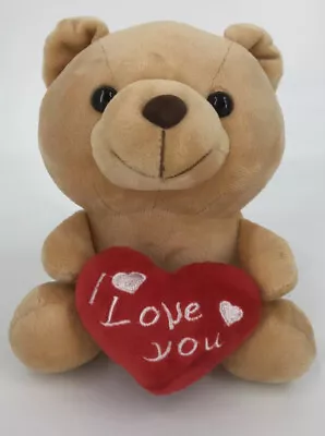 Gloveleya I Love You Stuffed Teddy Bear Heart Plush Window Cling Stuffed Animal  • $8.99