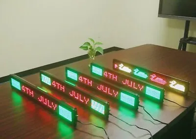 Programmable Tri-Color LED Sign With Remote 4 X26  Electronic Message Display • $79